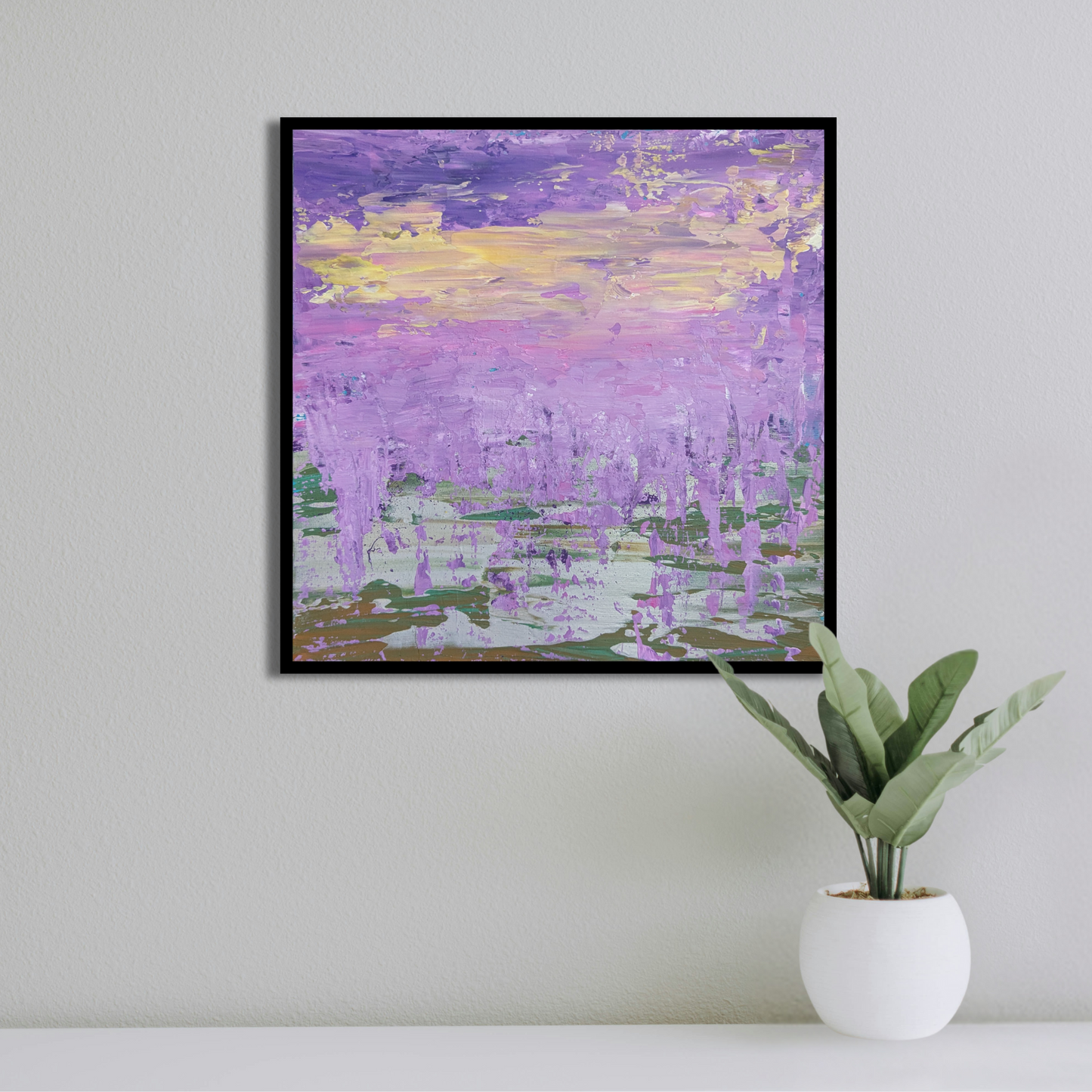 Sans titre 0526A - peinture acrylique originale 25x25cm (2025)