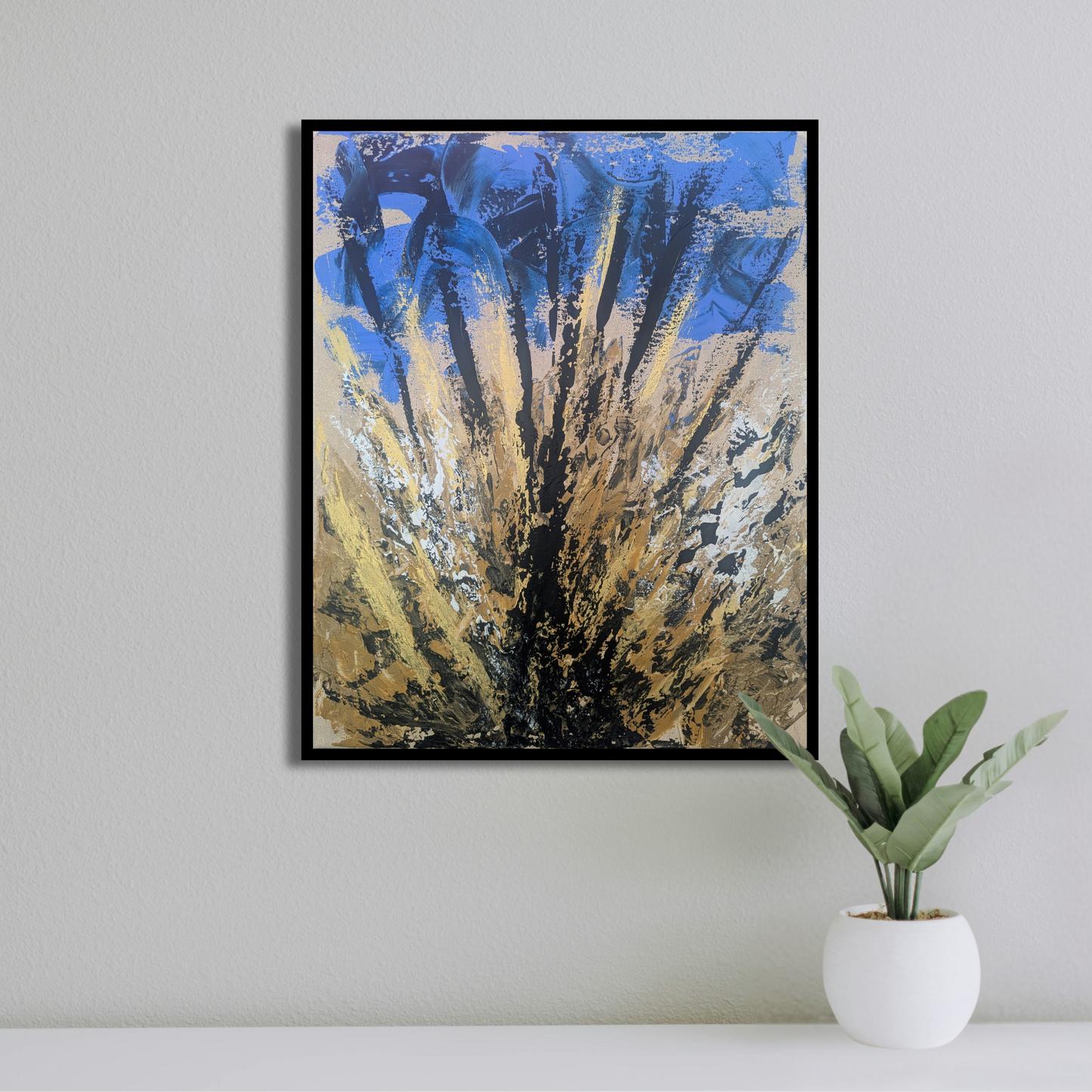 Sans titre 0703B - peinture acrylique originale 40x50cm (2025)