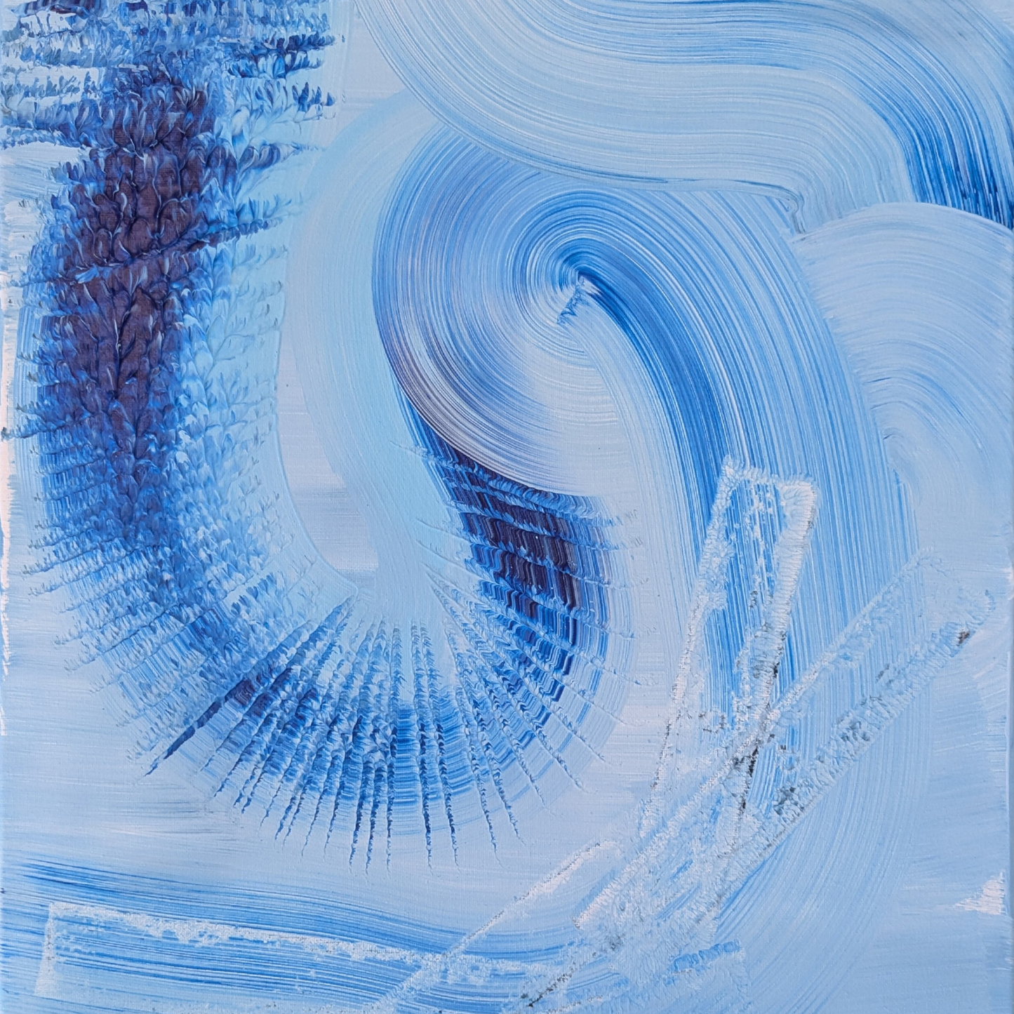 Sans titre 0716B - peinture acrylique originale 40x50cm (2025)