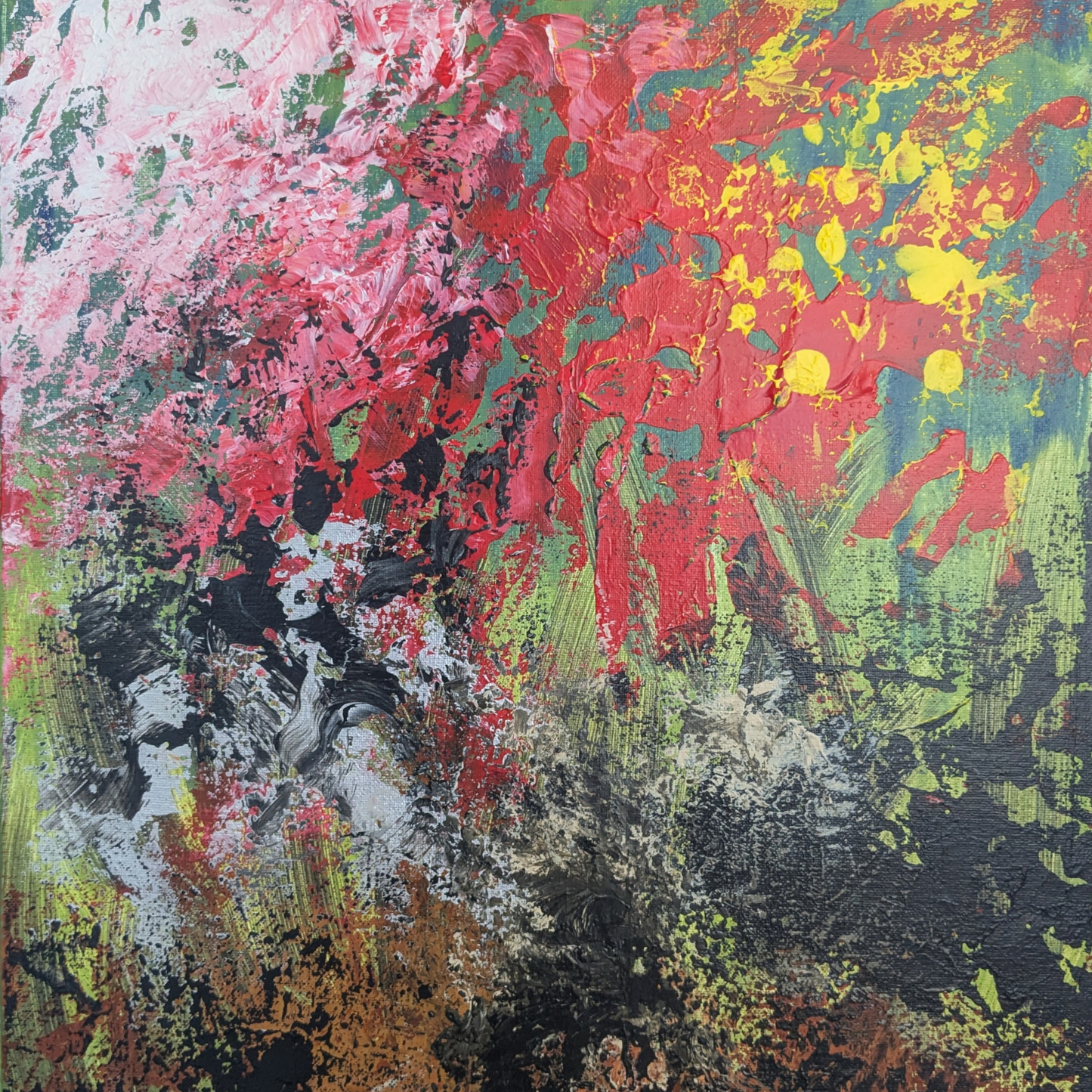 Sans titre 0629A - peinture acrylique originale 40x50cm (2025)