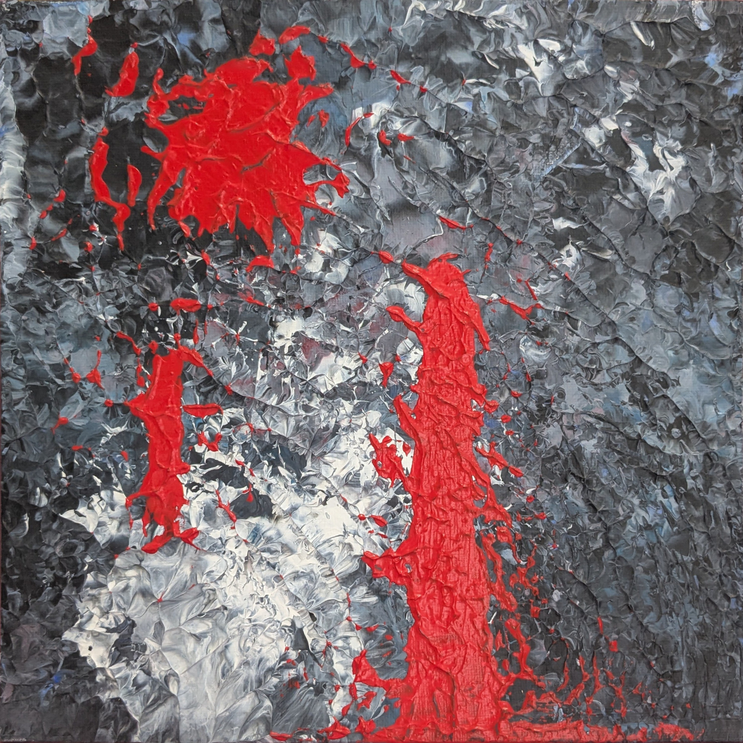 Sans titre 0602B - Diptyque peintures acryliques originales 25x25cm (2025)