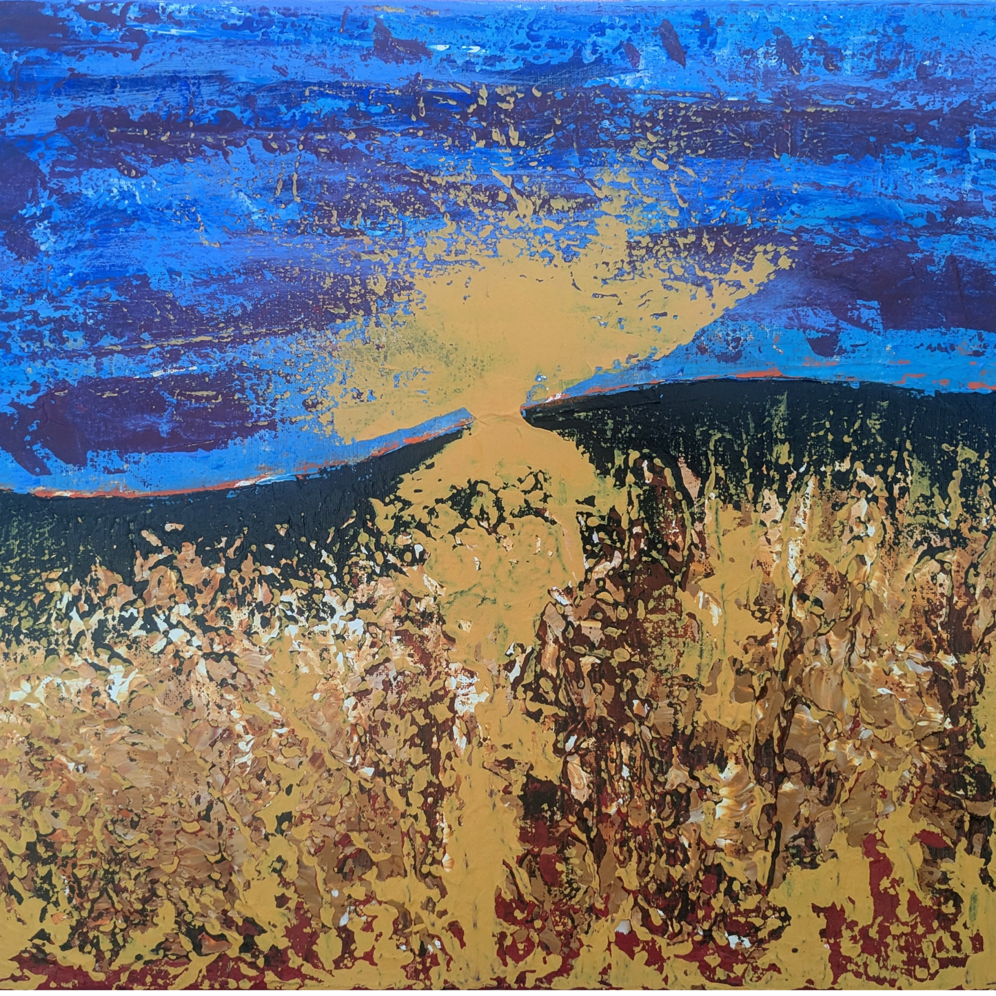 Sans titre 0703A - peinture acrylique originale 50x40cm (2025)