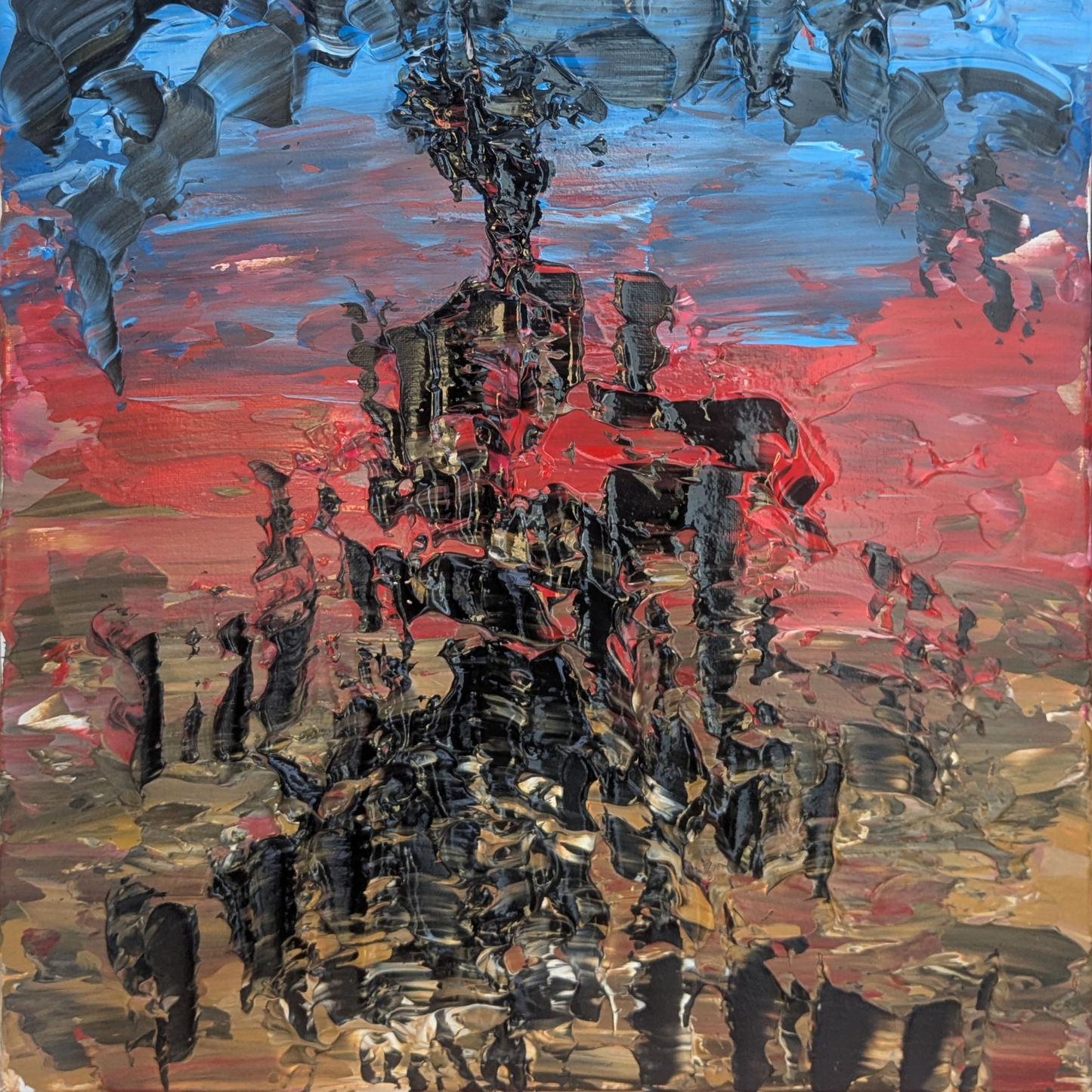 Sans titre 0603B - peinture acrylique originale 40x50cm (2025)