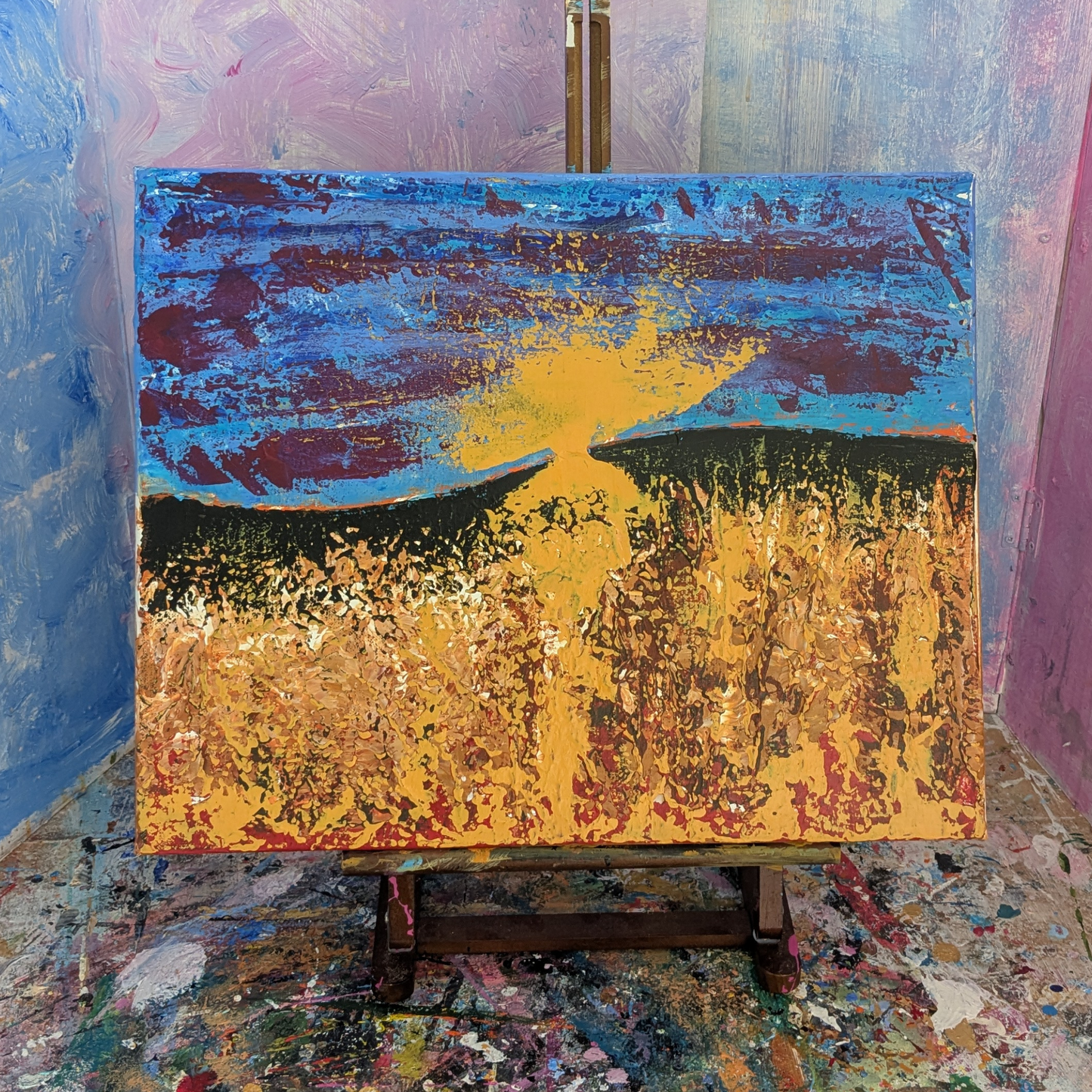 Sans titre 0703A - peinture acrylique originale 50x40cm (2025)