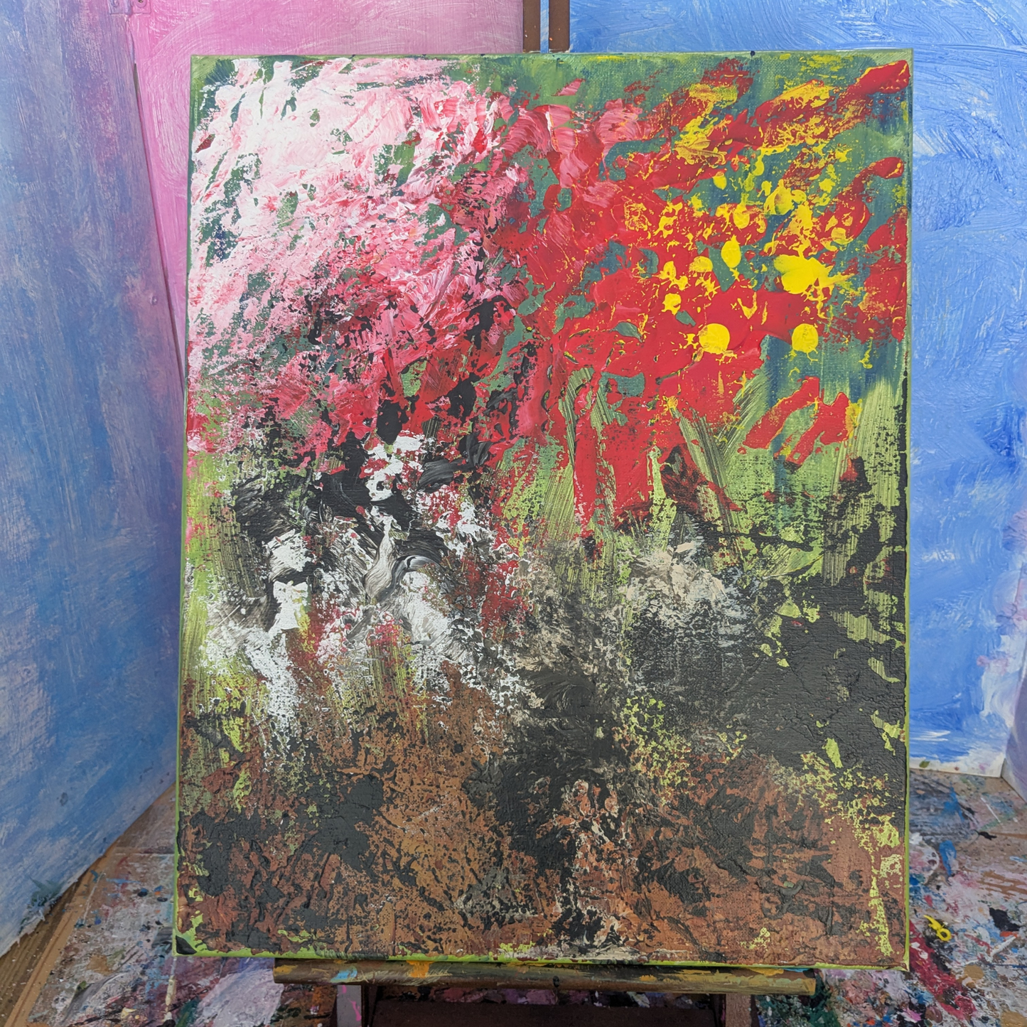 Sans titre 0629A - peinture acrylique originale 40x50cm (2025)