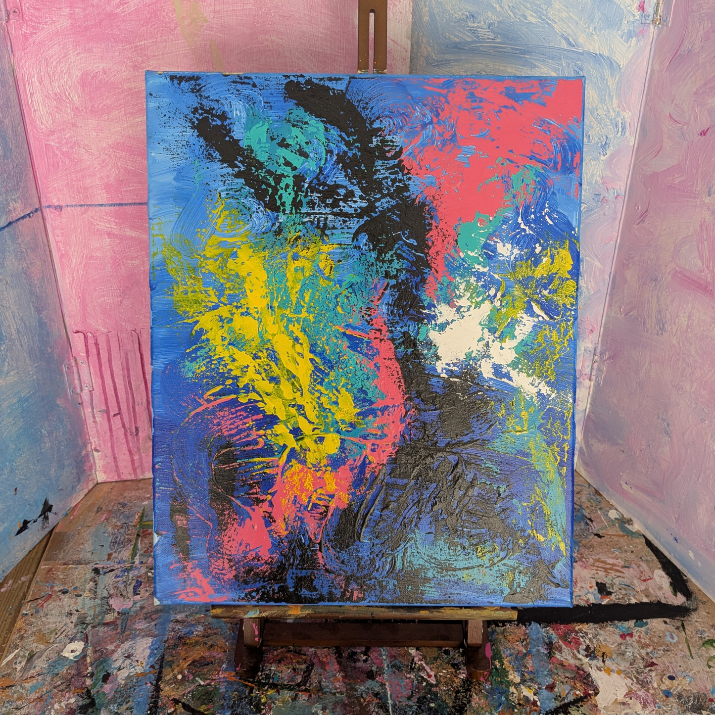 Sans titre 0716A - peinture acrylique originale 40x50cm (2025)