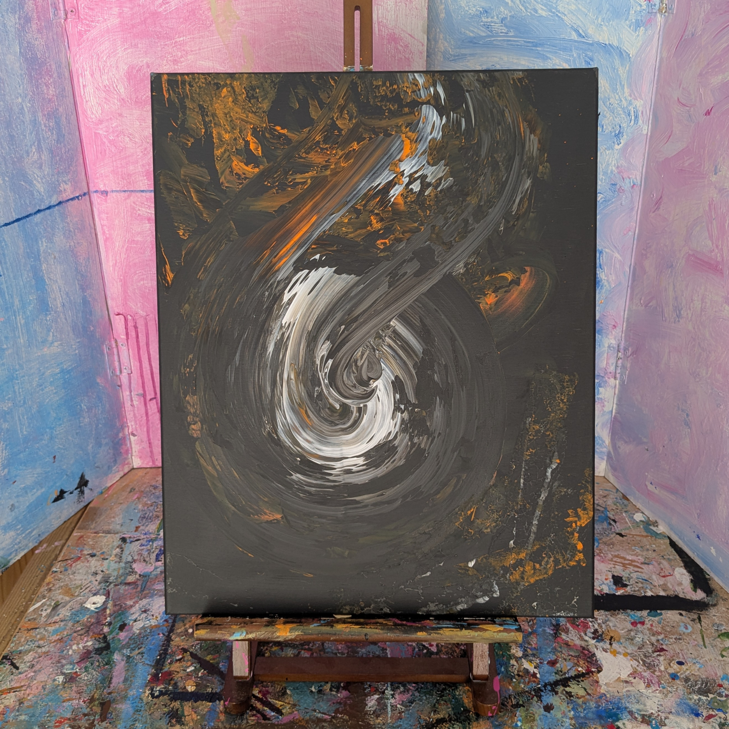 Sans titre 0719A - peinture acrylique originale 40x50cm (2025)