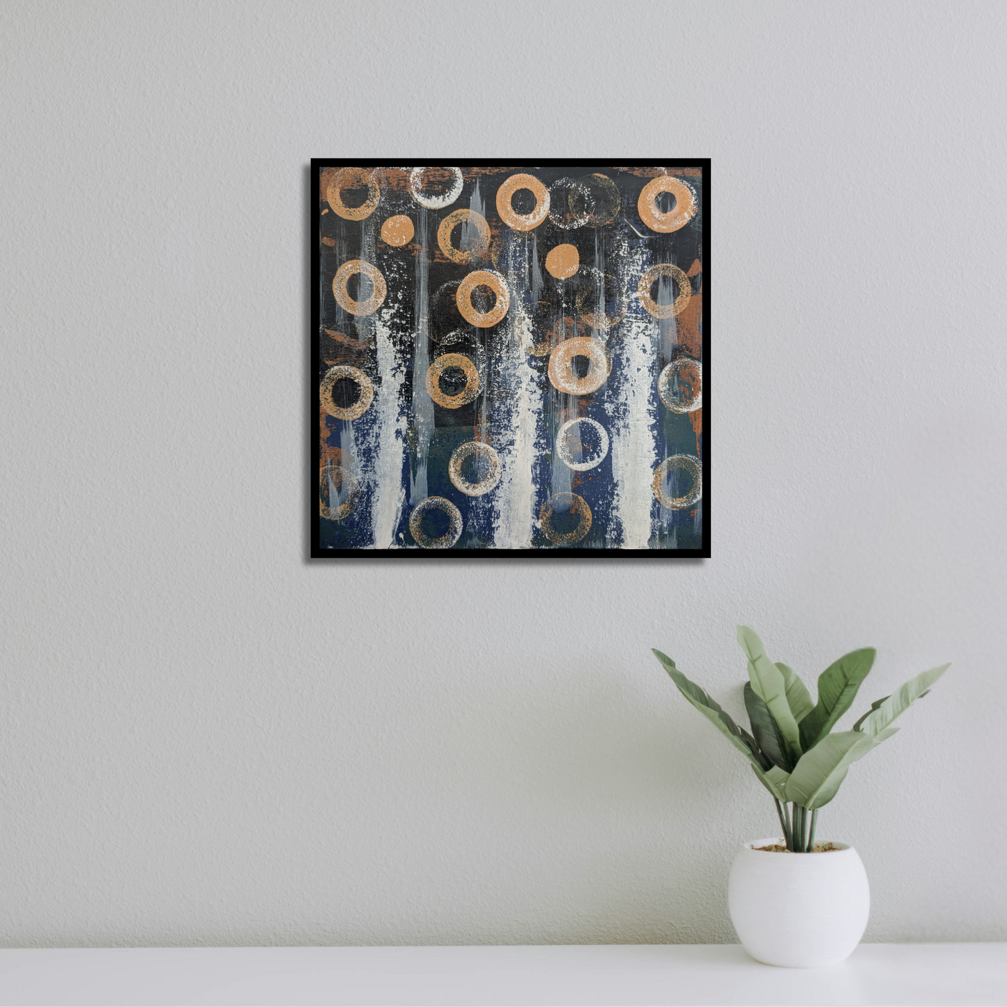 0408A - peinture acrylique originale 25x25cm (2025)