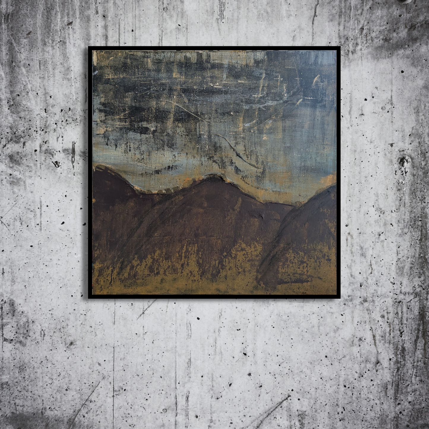 0419C - peinture acrylique originale 25x25cm (2025)