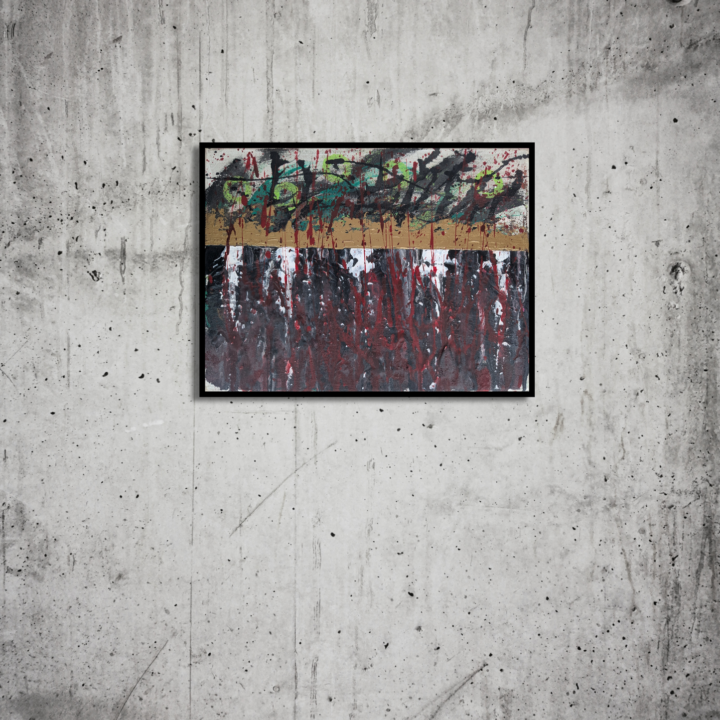 0328C - peinture acrylique originale 40x30cm (2025)