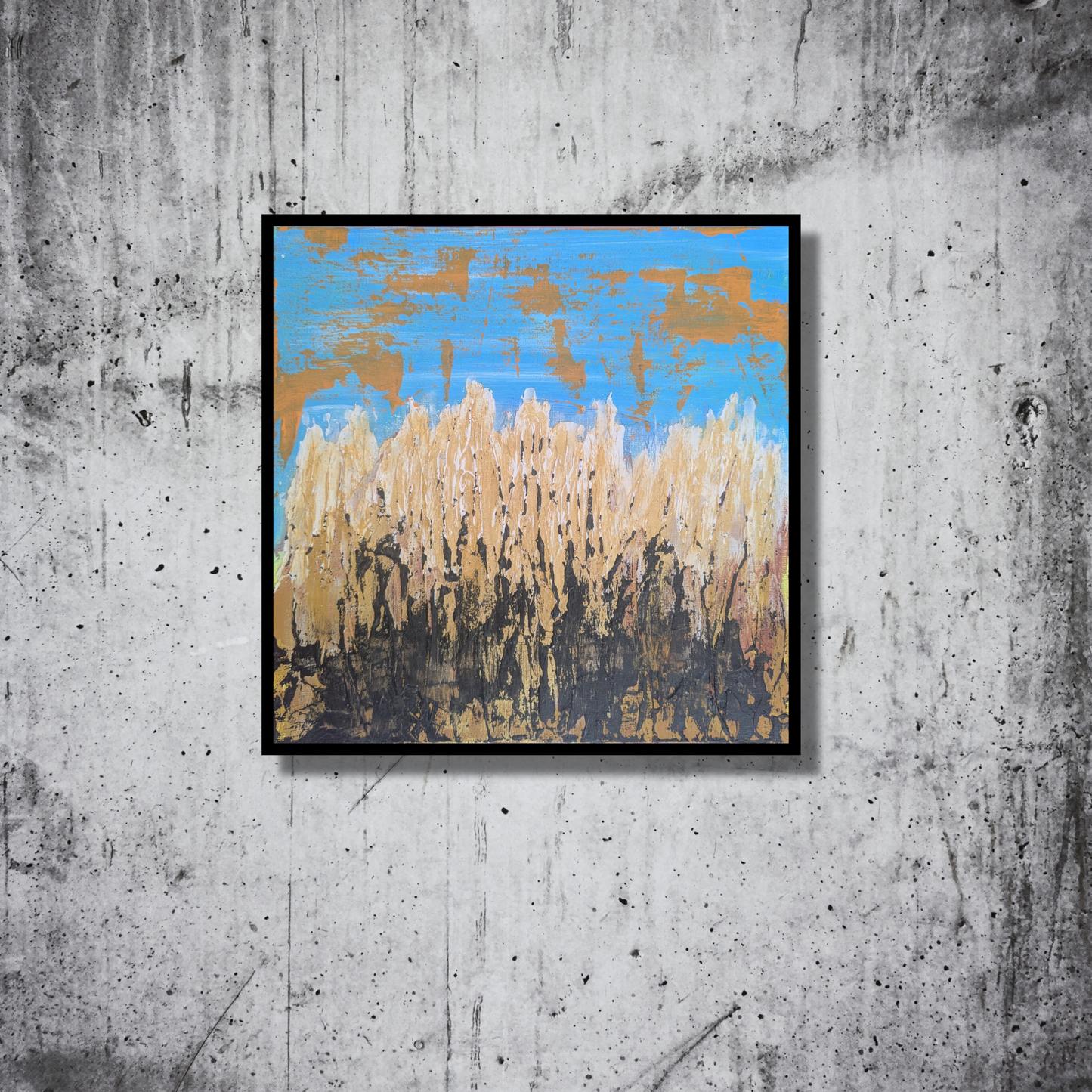 0320A - peinture acrylique originale 25x25cm (2025)