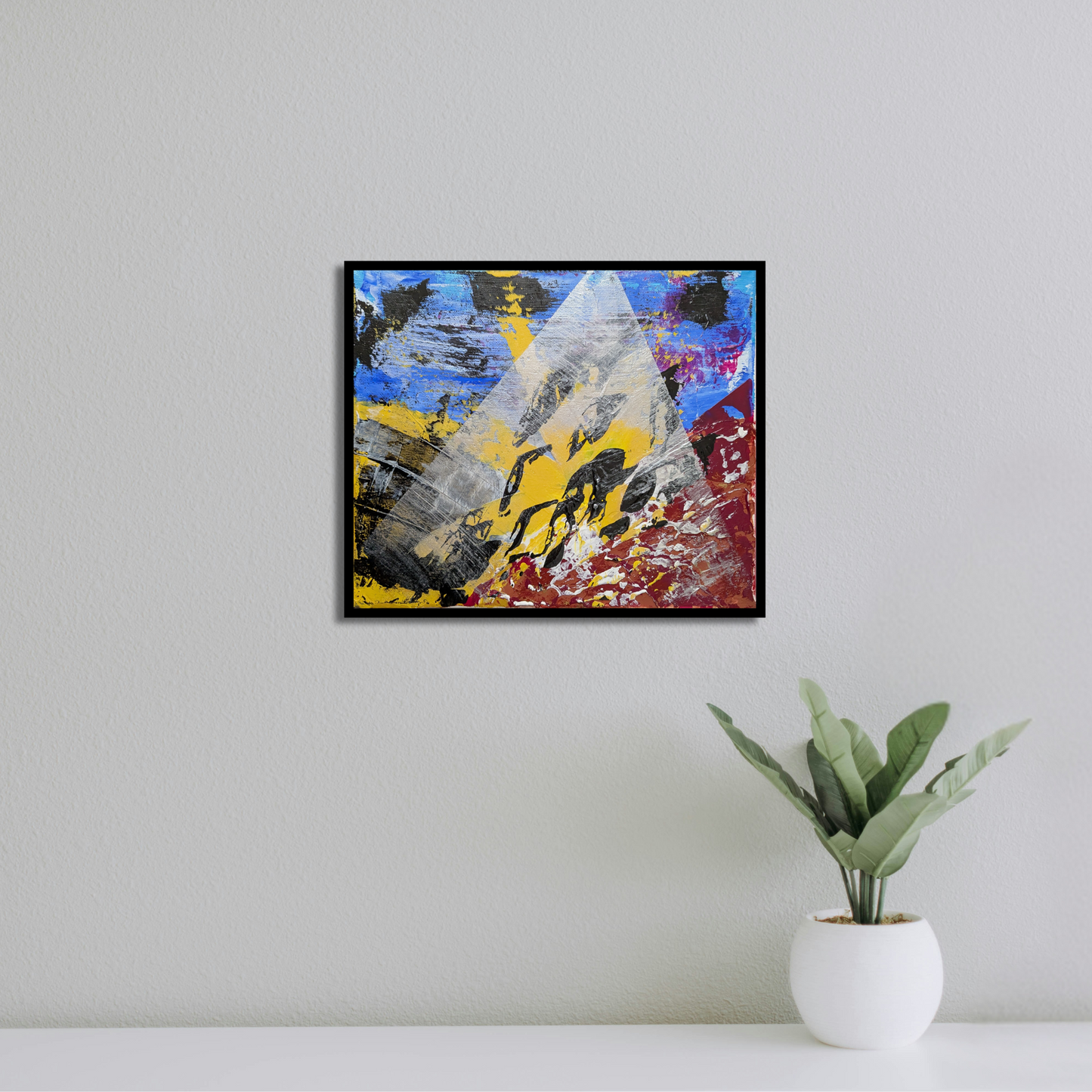 0307A - peinture acrylique originale 30x24cm (2025)