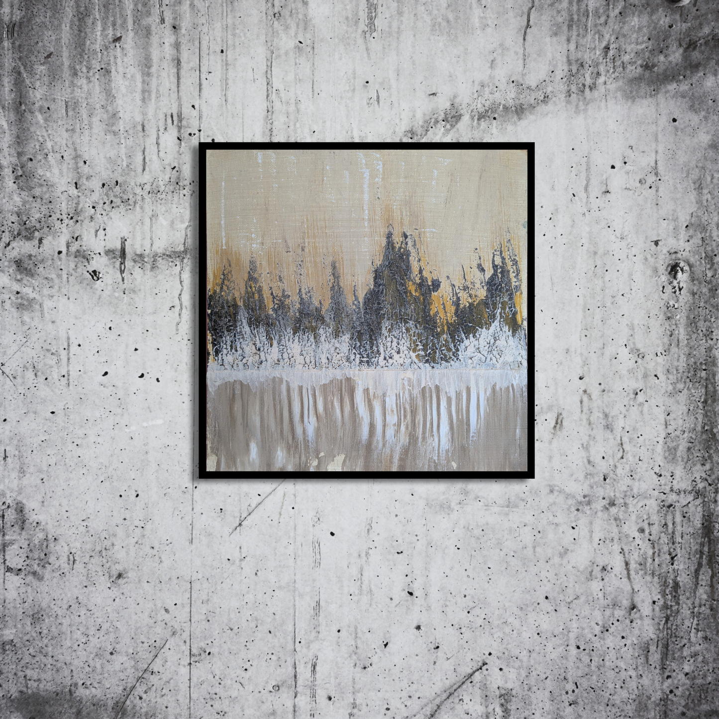 0331E - peinture acrylique originale 25x25cm (2025)