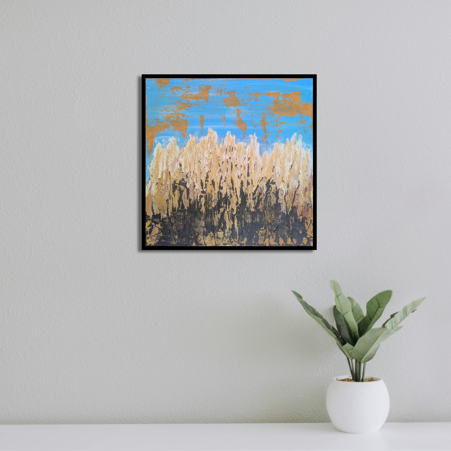 0320A - peinture acrylique originale 25x25cm (2025)