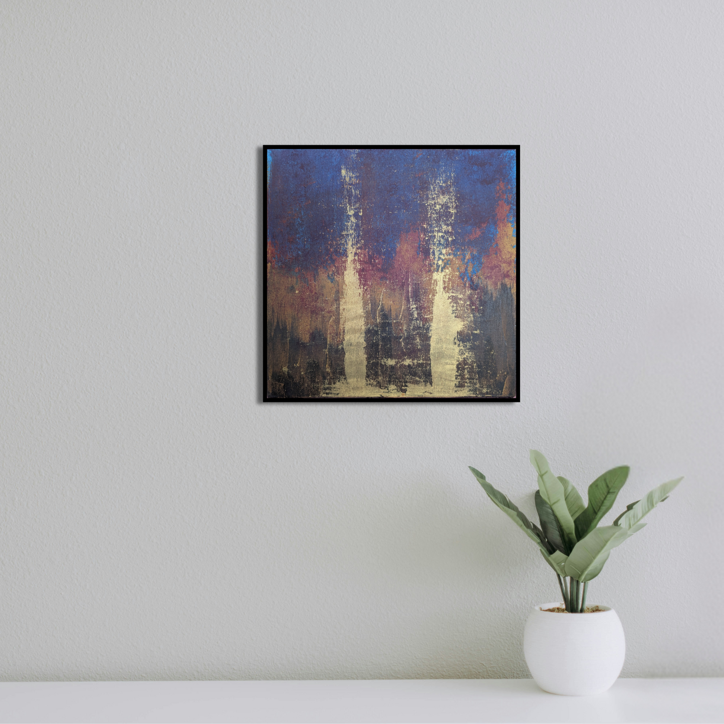 0422B - peinture acrylique originale 25x25cm (2025)