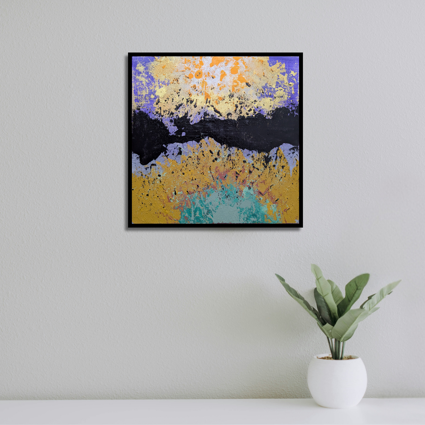 0311A - peinture acrylique originale 25x25cm (2025)