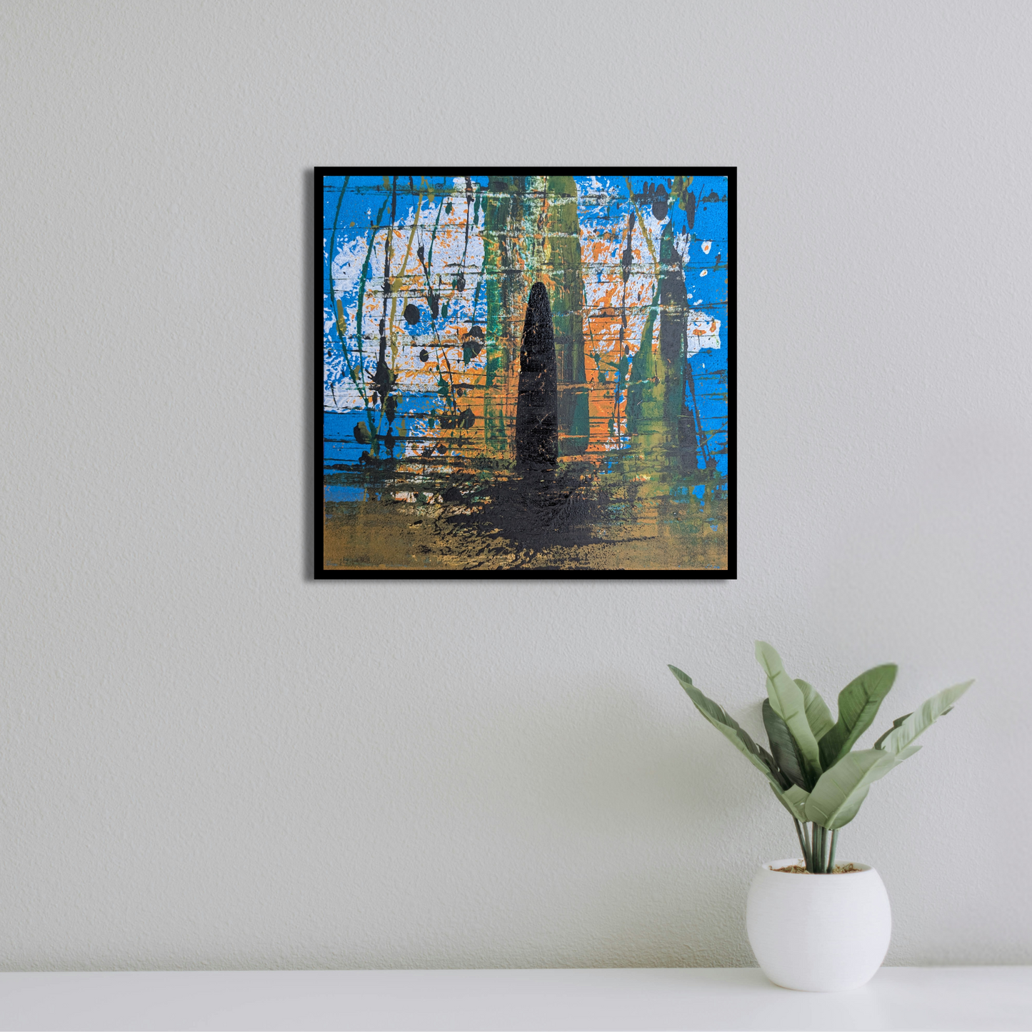 0419A - peinture acrylique originale 25x25cm (2025)