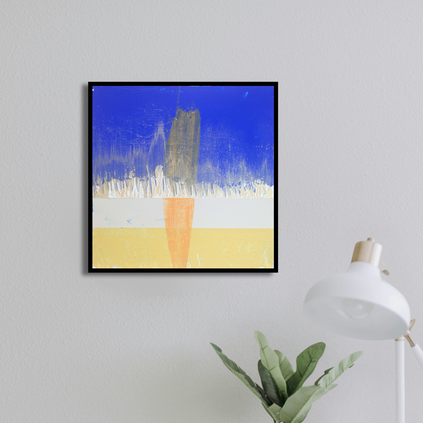 Le pic - peinture acrylique originale 25x25cm (2025)