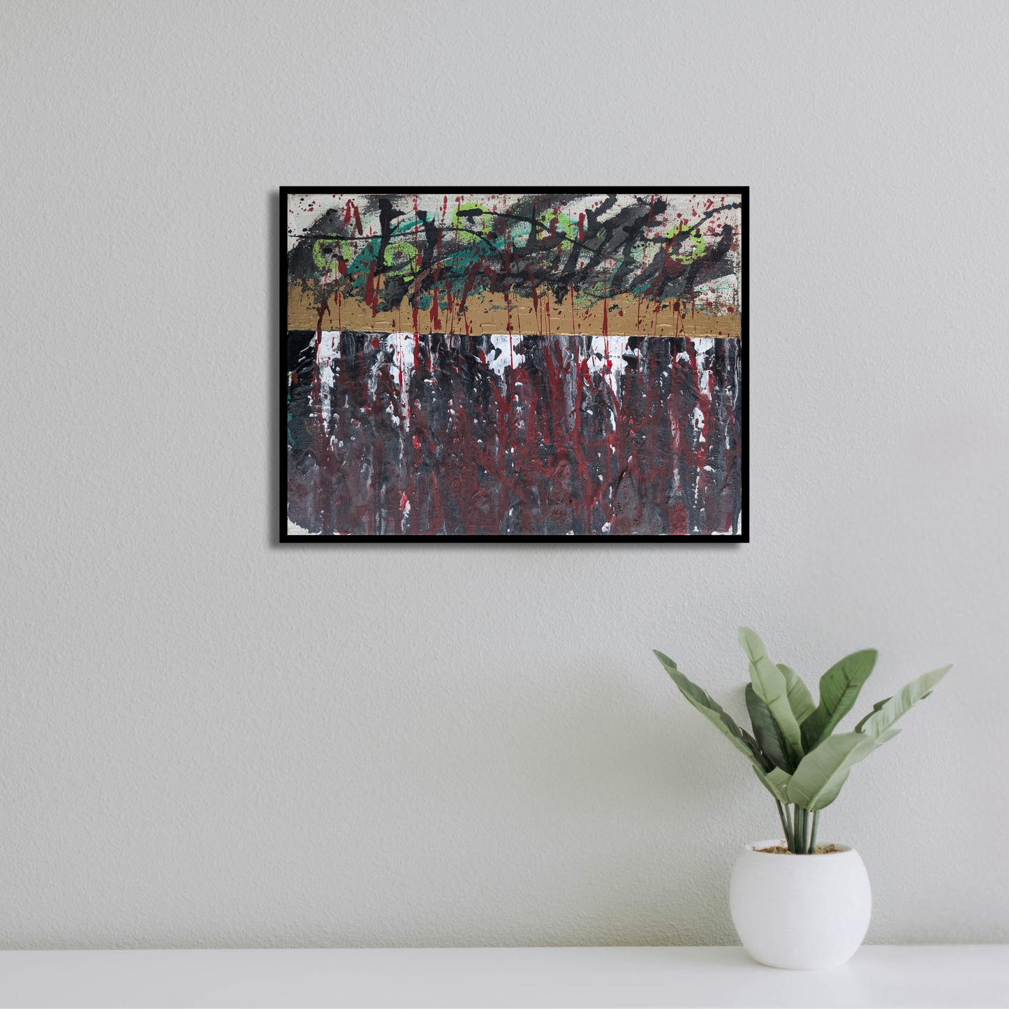 0328C - peinture acrylique originale 40x30cm (2025)