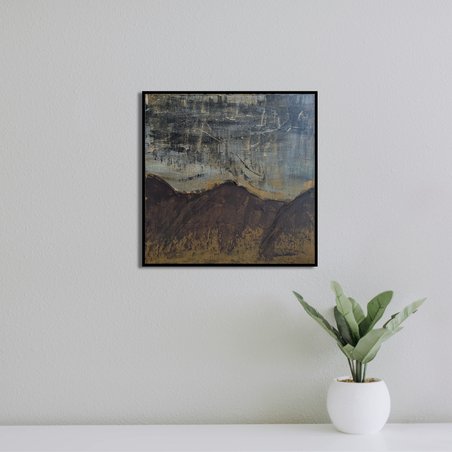 0419C - peinture acrylique originale 25x25cm (2025)