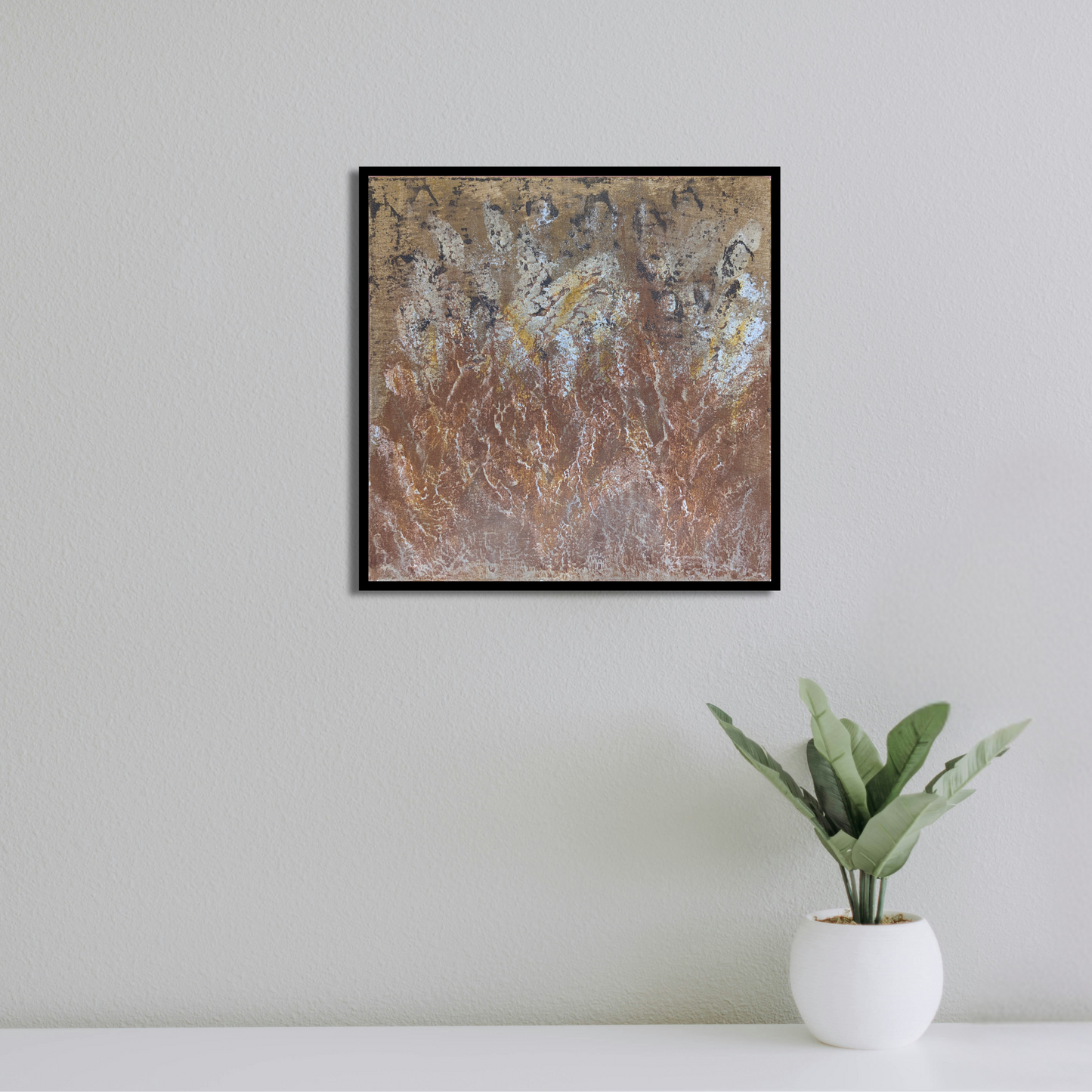 0331B - peinture acrylique originale 25x25cm (2025)