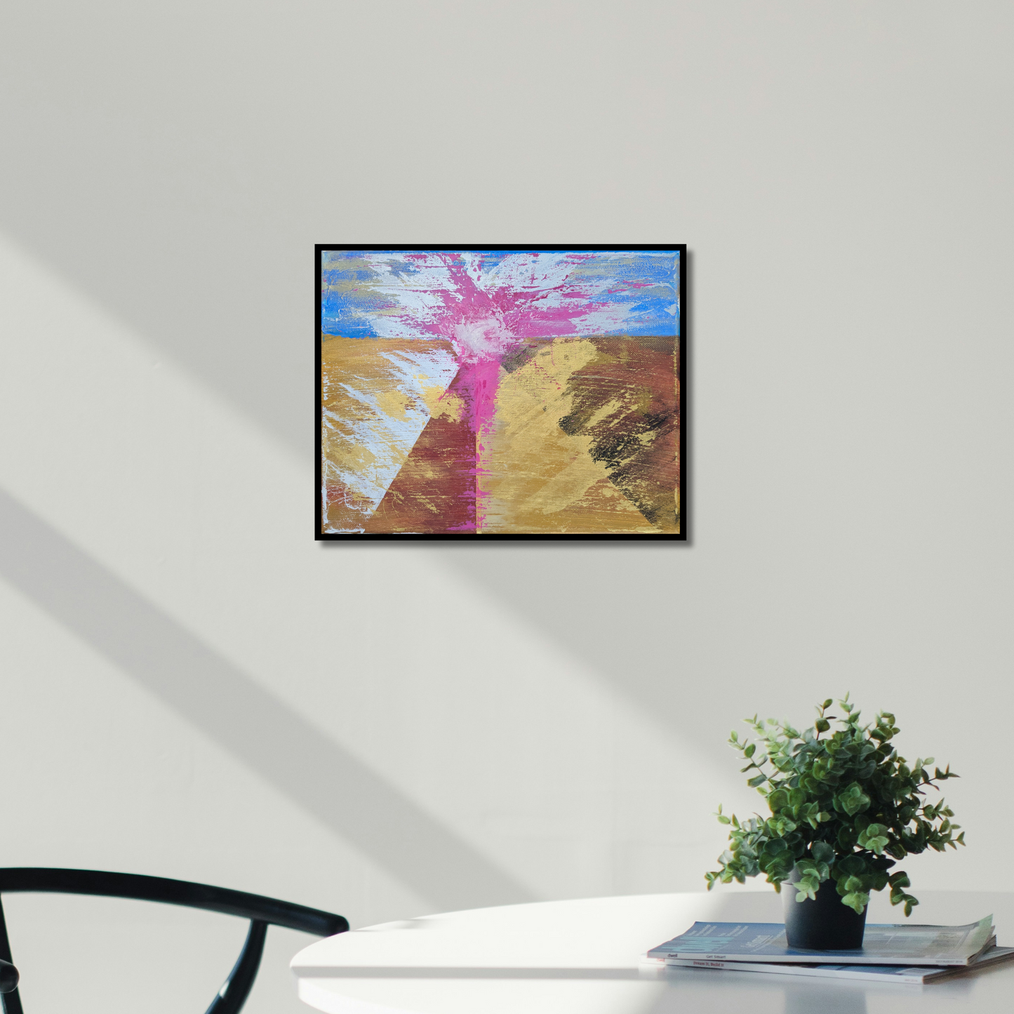 Le portail temporel - peinture acrylique originale 30x24cm (2025)