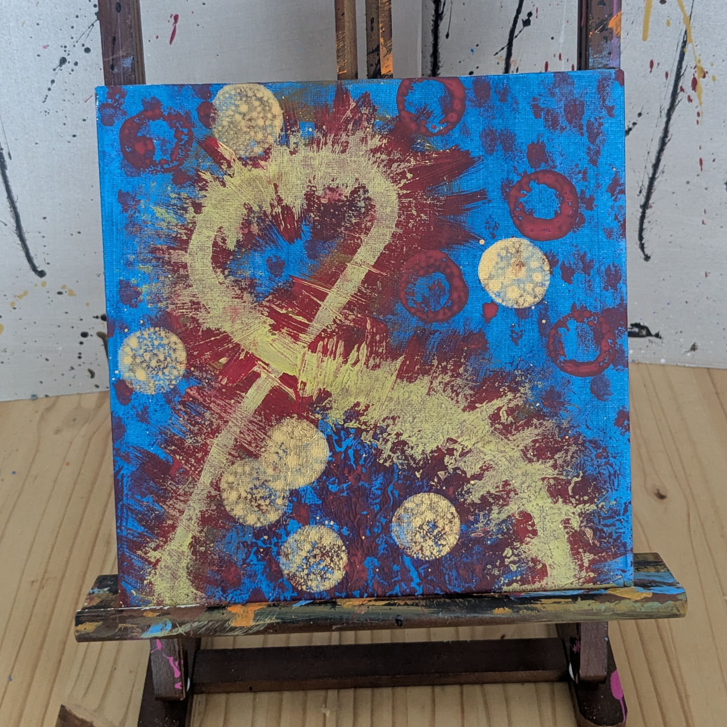 0415C - peinture acrylique originale 25x25cm (2025)