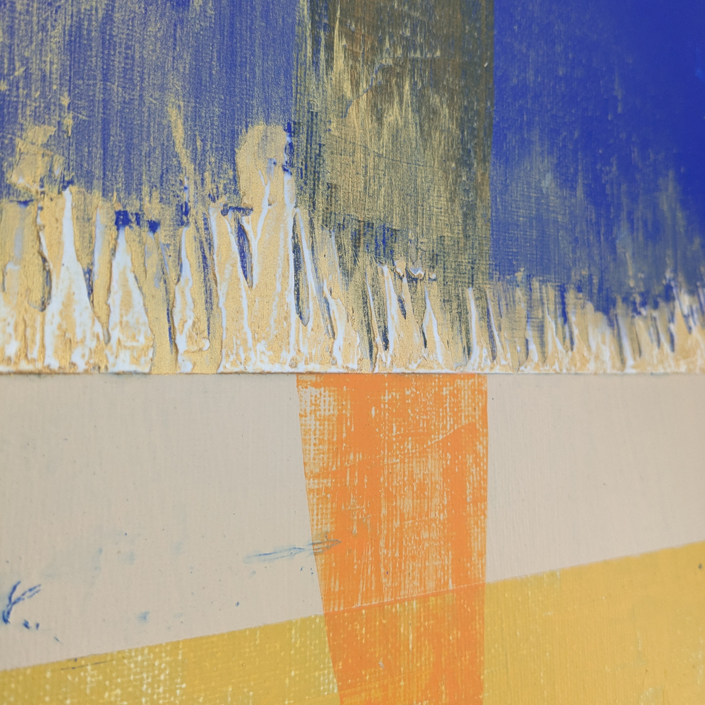 Le pic - peinture acrylique originale 25x25cm (2025)