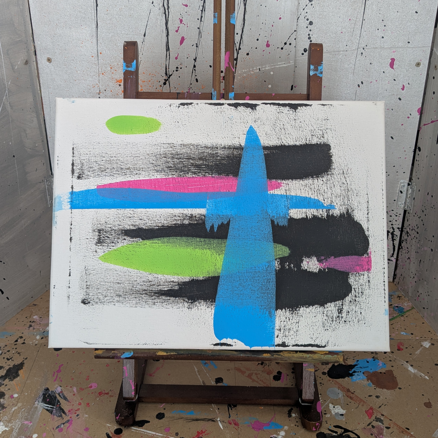 0317B - peinture acrylique originale 40x30cm (2025)