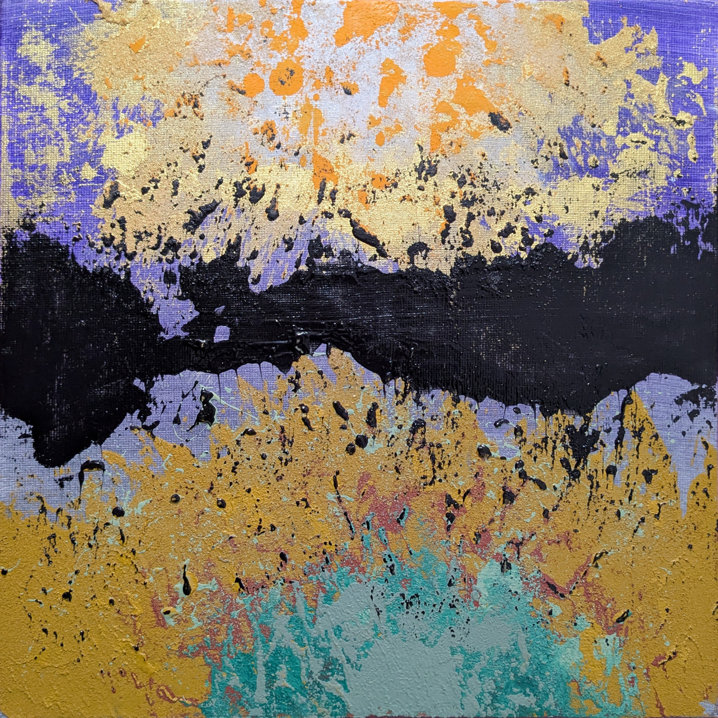 0311A - peinture acrylique originale 25x25cm (2025)