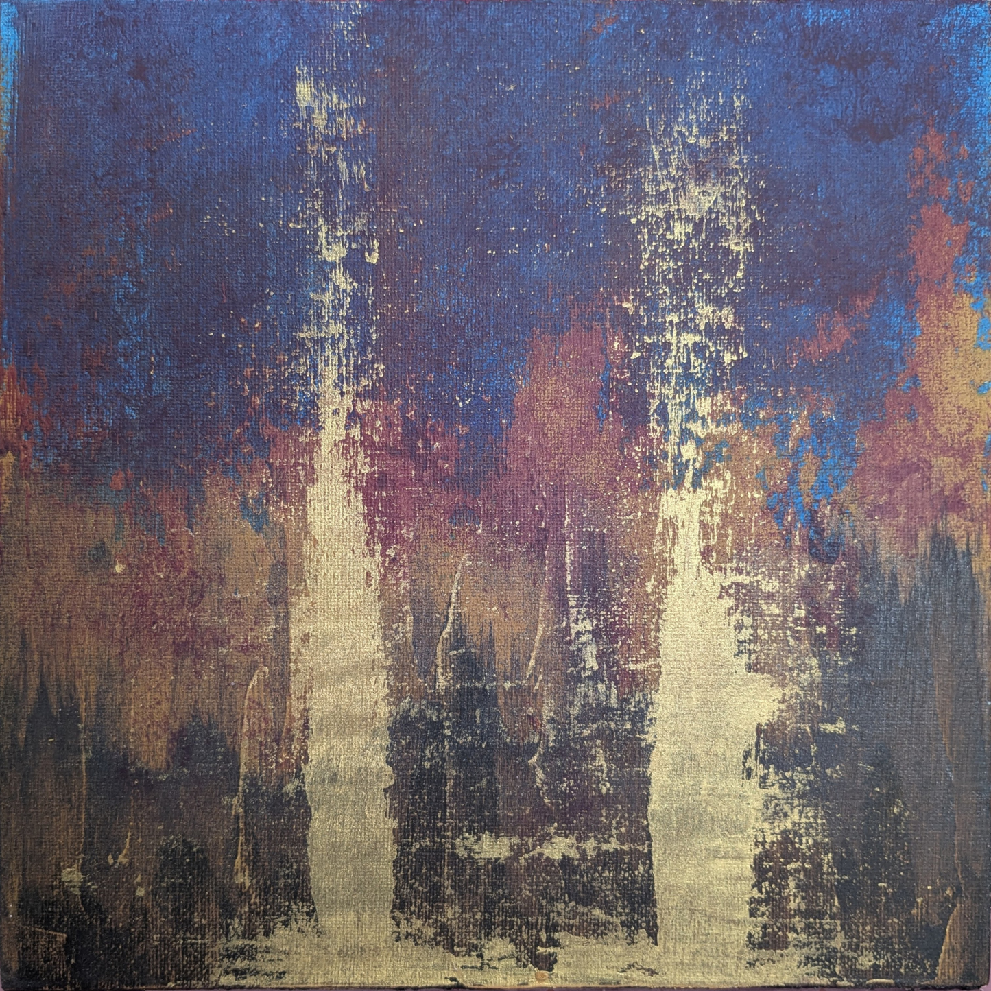 0422B - peinture acrylique originale 25x25cm (2025)