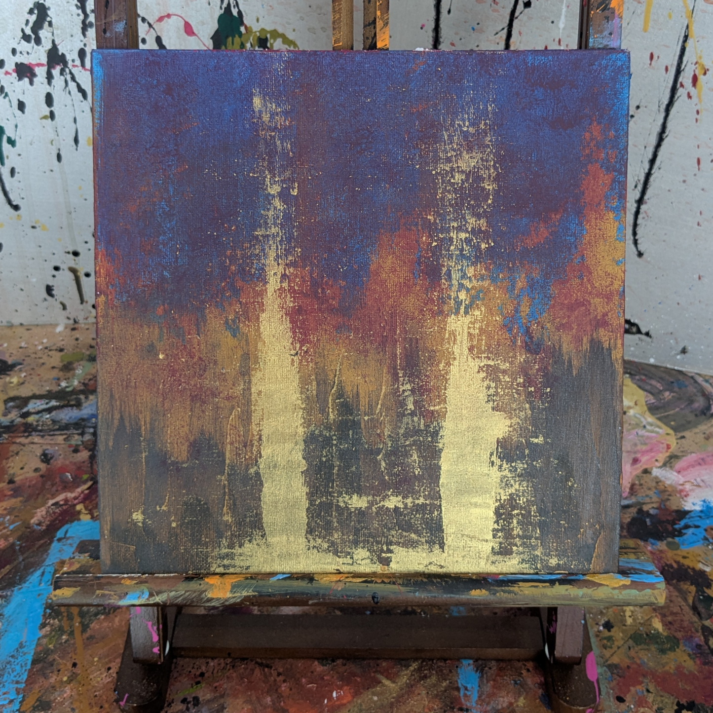 0422B - peinture acrylique originale 25x25cm (2025)