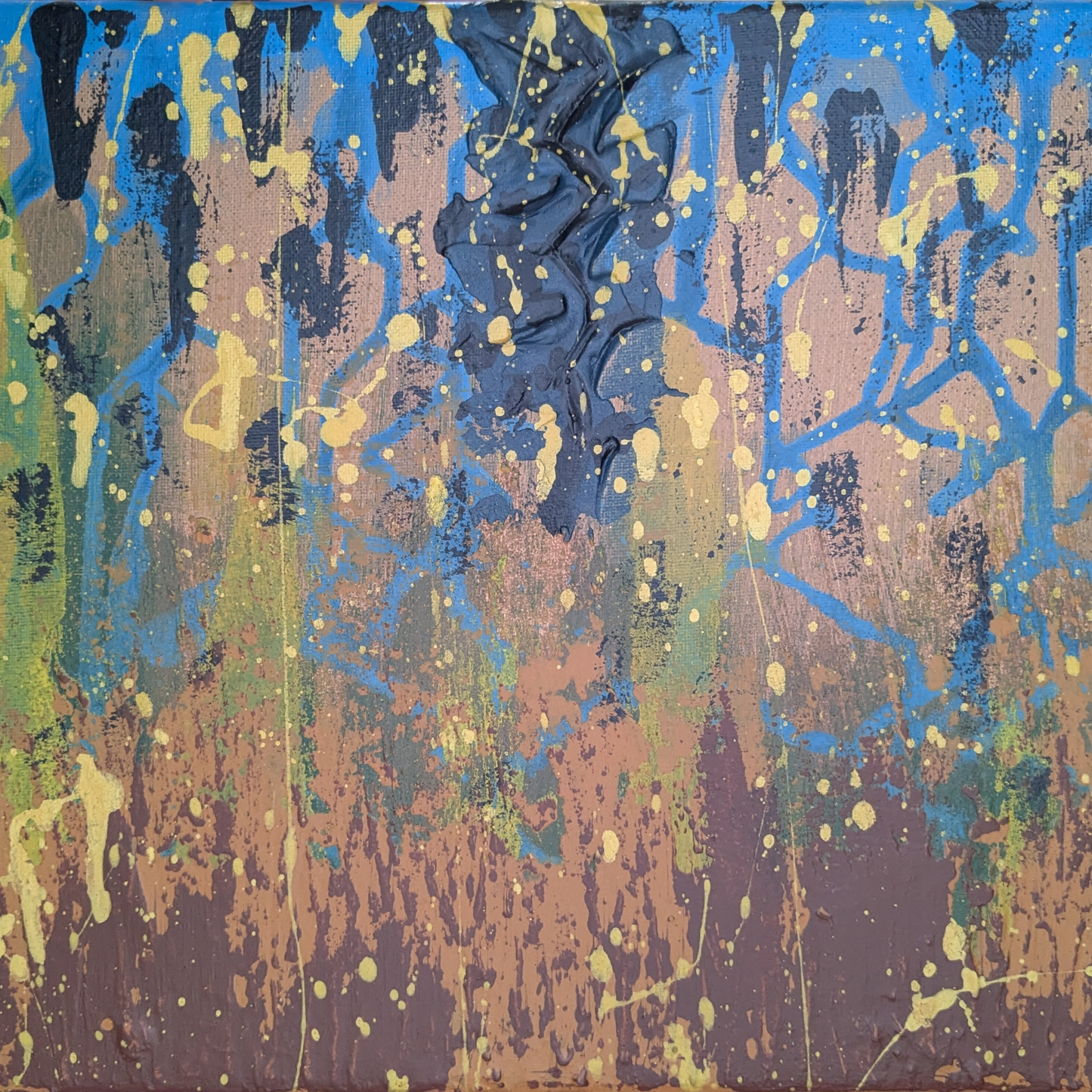 0411A - peinture acrylique originale 40x30cm (2025)