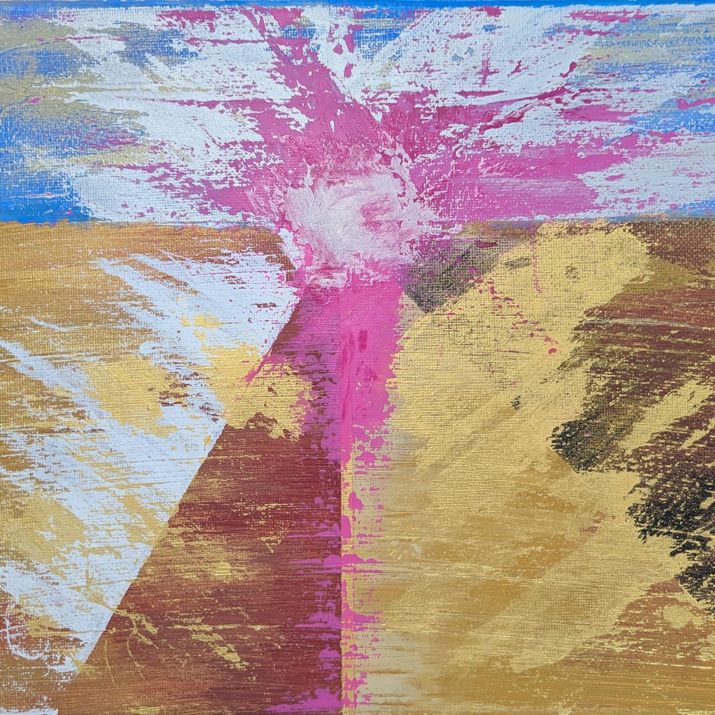 Le portail temporel - peinture acrylique originale 30x24cm (2025)