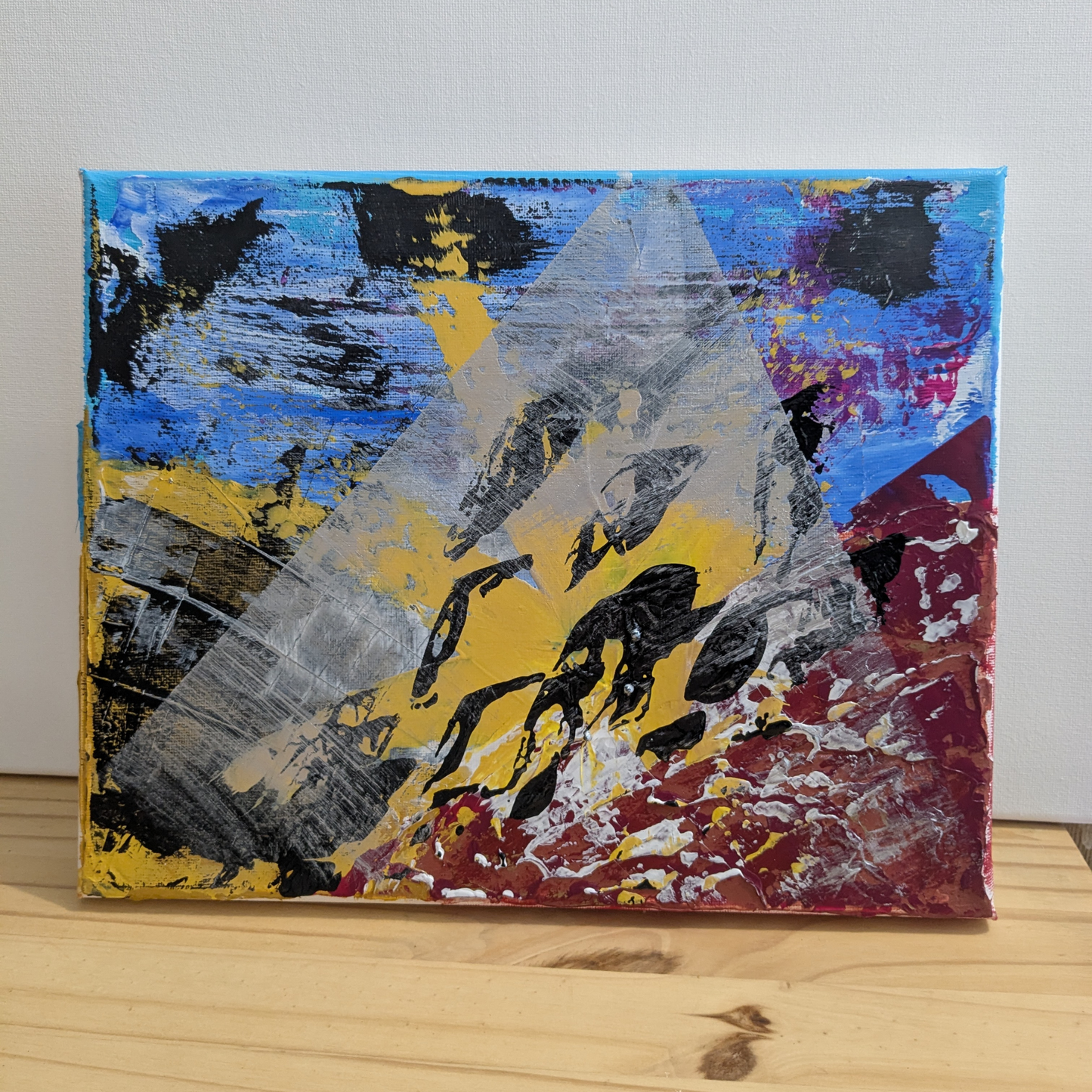 0307A - peinture acrylique originale 30x24cm (2025)