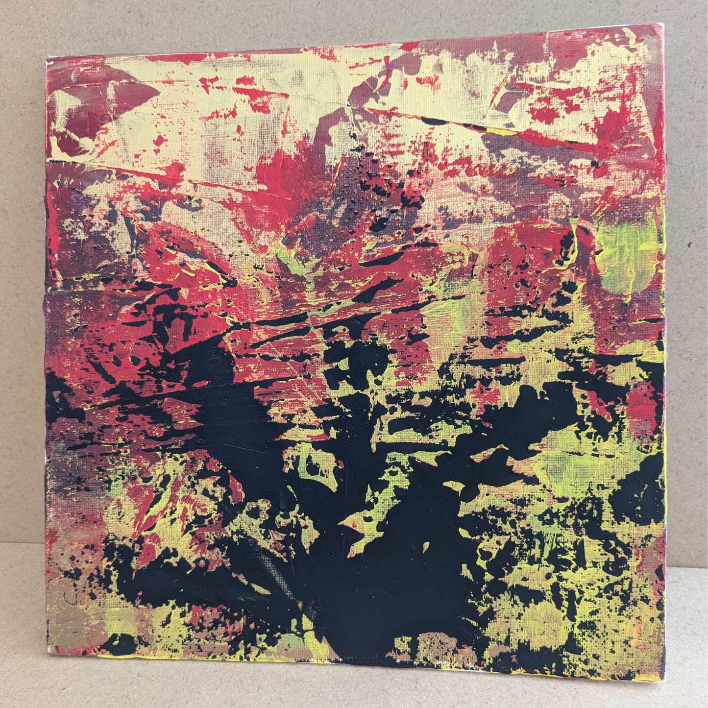 0213A - peinture acrylique originale 25x25cm (2025)