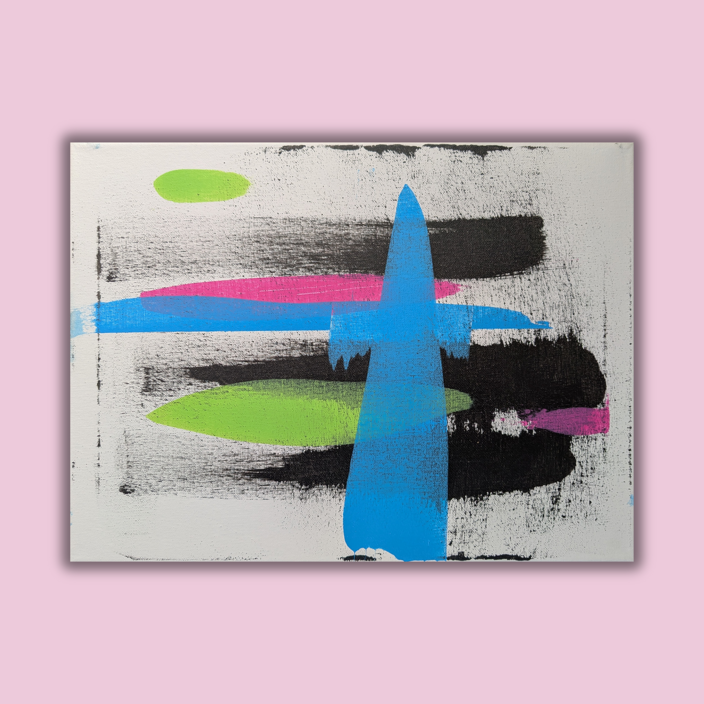 0317B - peinture acrylique originale 40x30cm (2025)