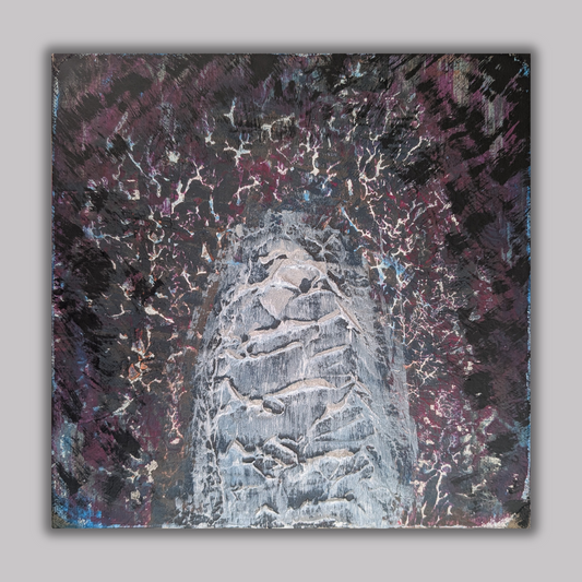 0418A - peinture acrylique originale 25x25cm (2025)