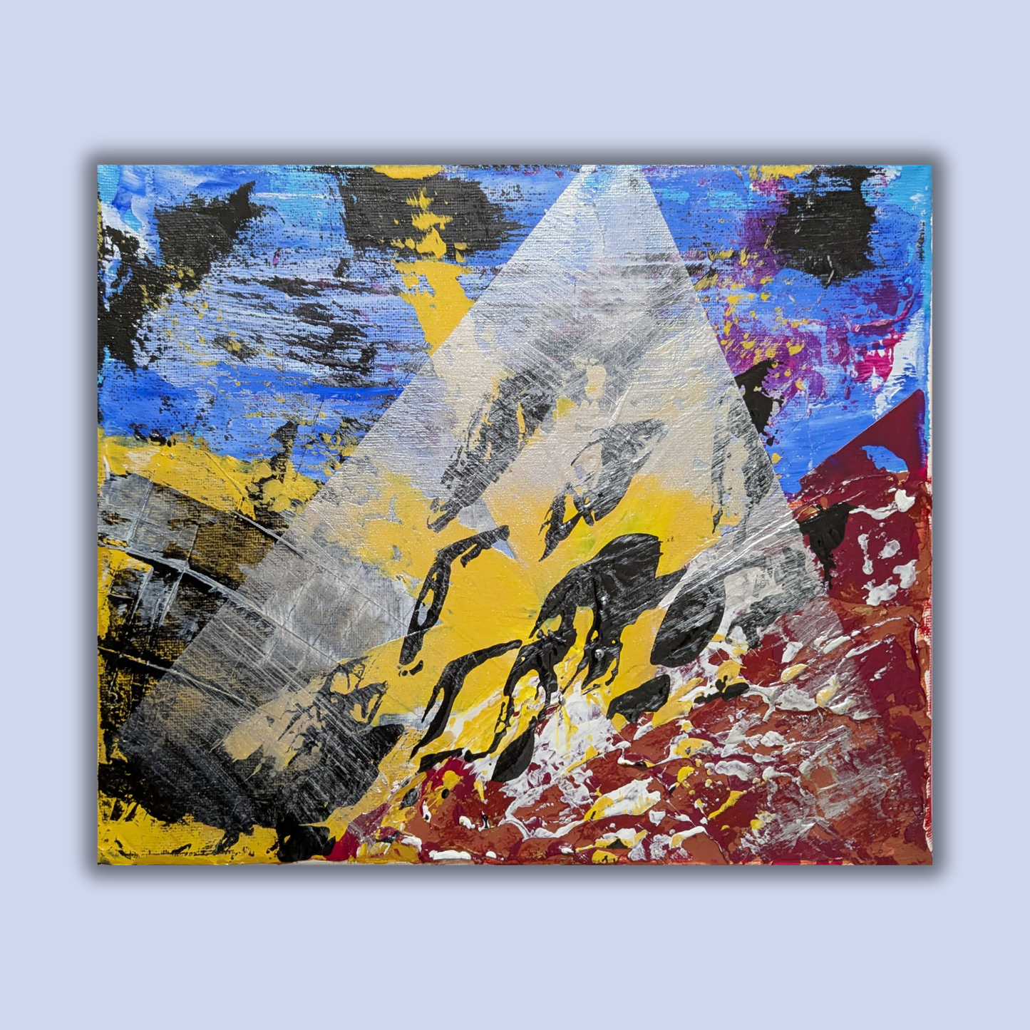 0307A - peinture acrylique originale 30x24cm (2025)