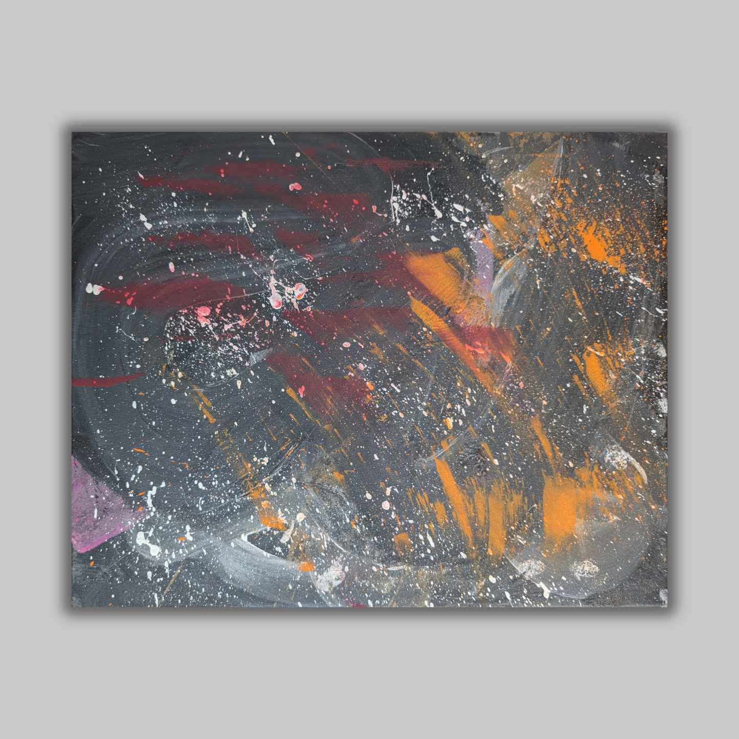 Galaxie - peinture acrylique originale 50x40cm (2025)