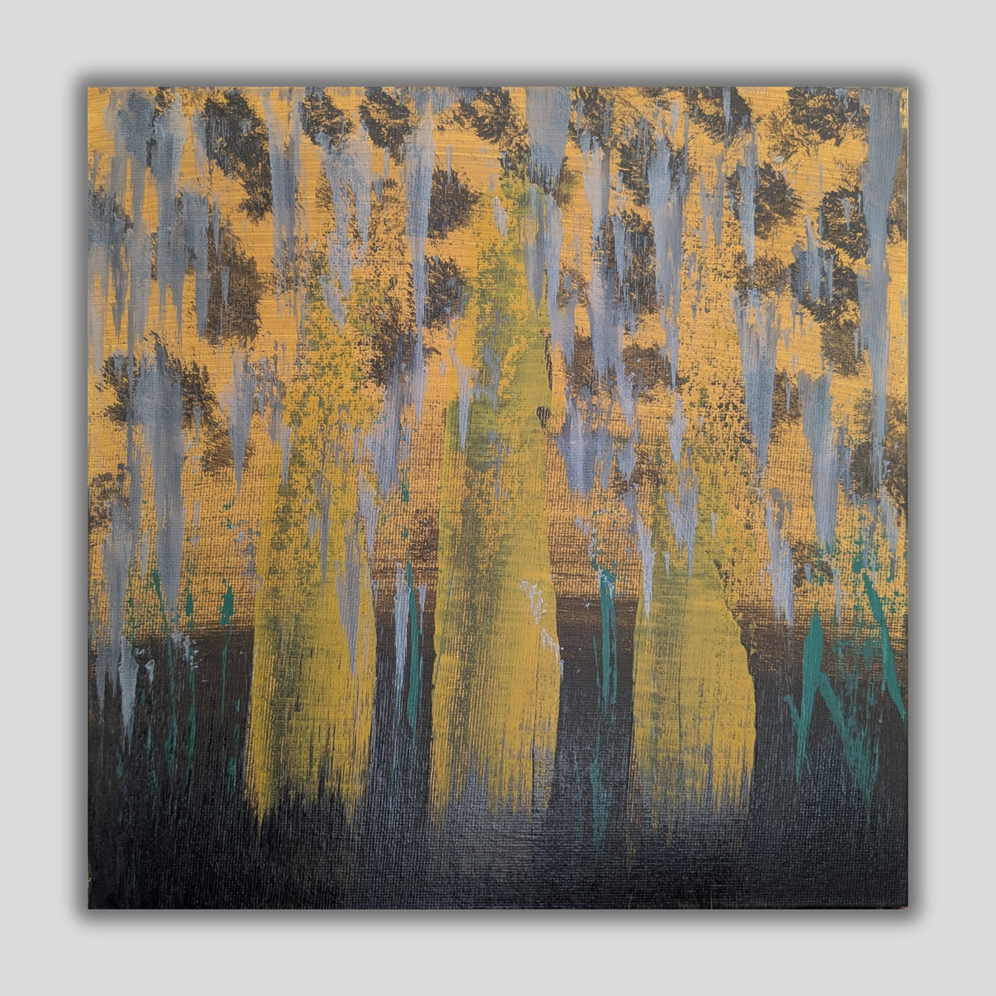 0408B - peinture acrylique originale 25x25cm (2025)