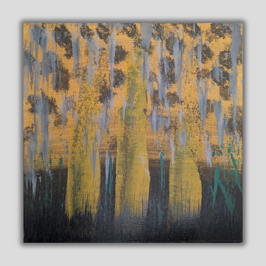 0408B - peinture acrylique originale 25x25cm (2025)