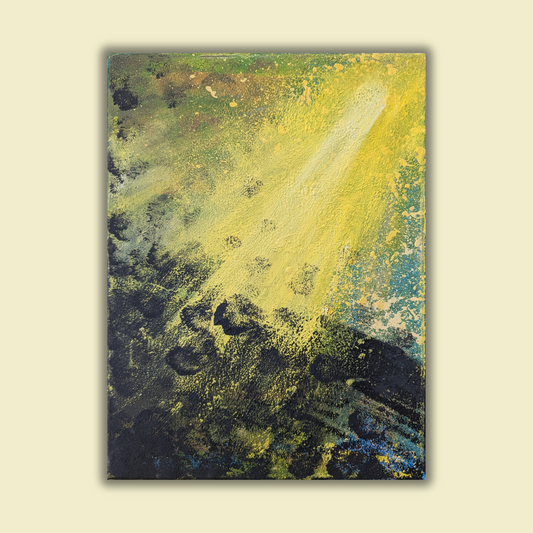 Impact - peinture acrylique originale 30x40cm (2025)