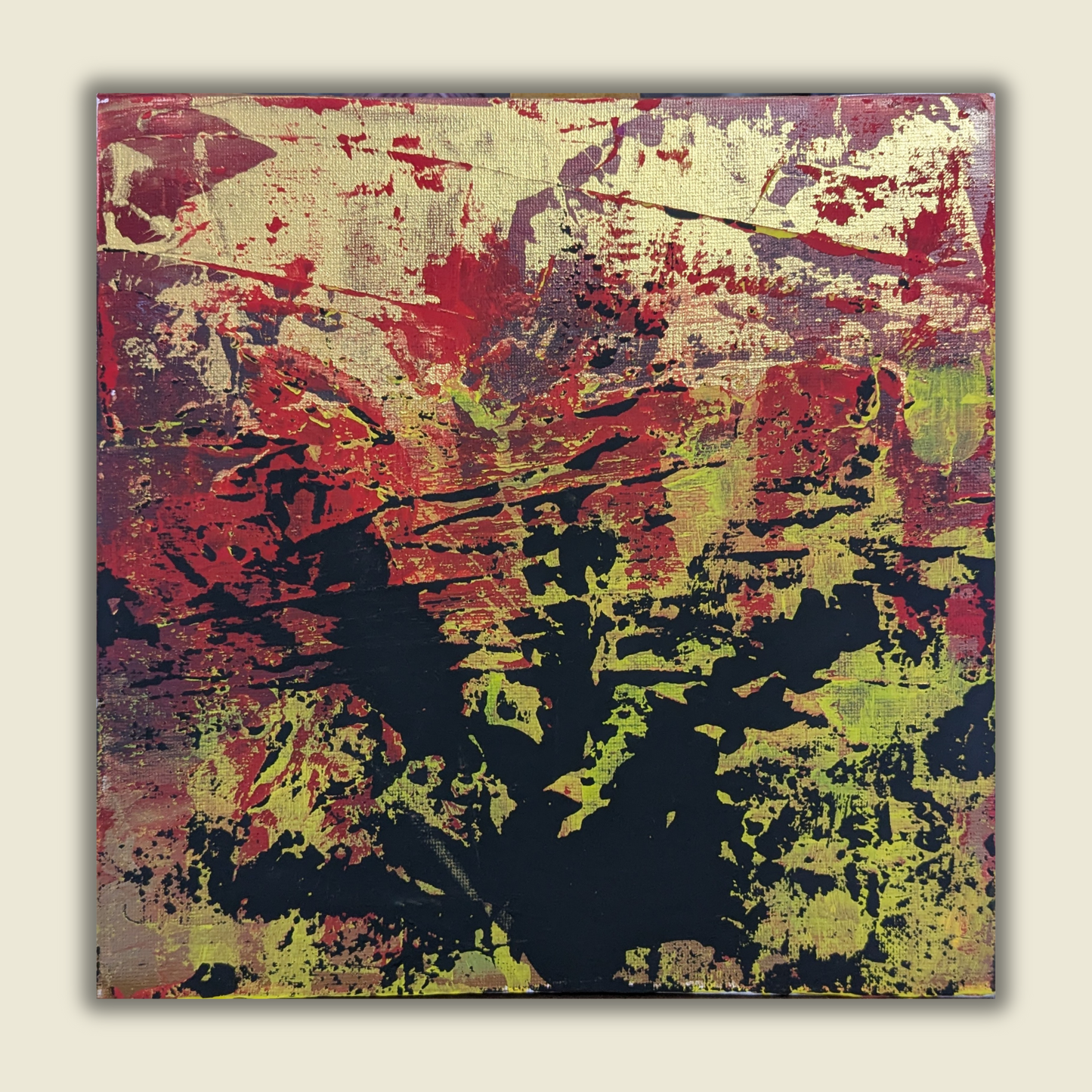 0213A - peinture acrylique originale 25x25cm (2025)