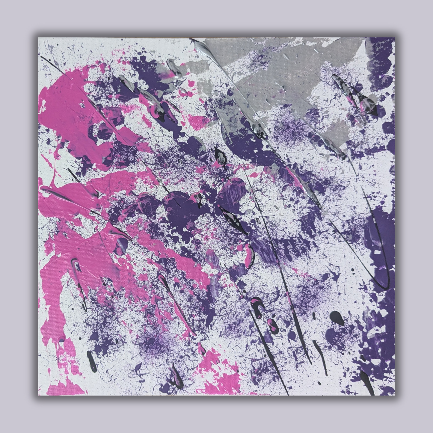 0222D - peinture acrylique originale 25x25cm (2025)