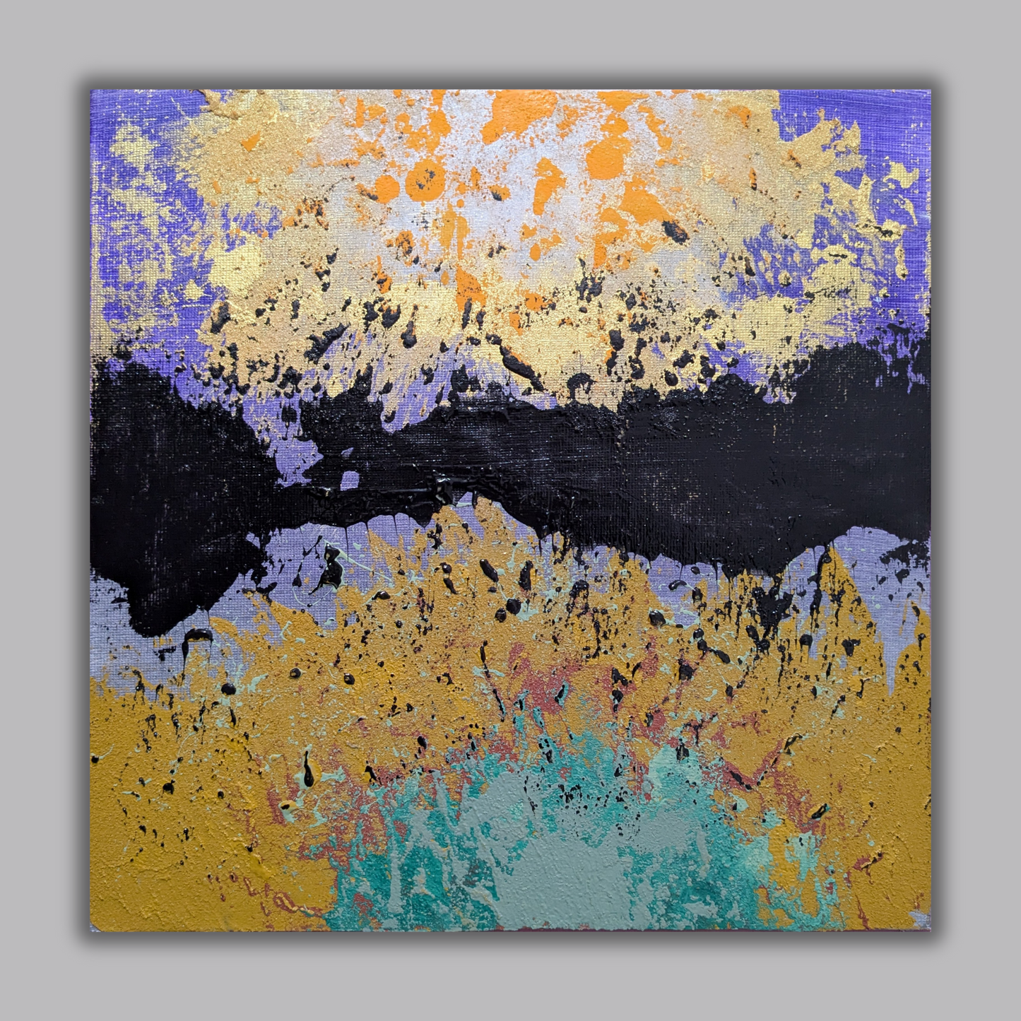 0311A - peinture acrylique originale 25x25cm (2025)