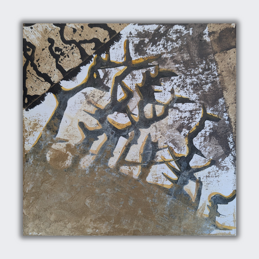 0331C - peinture acrylique originale 25x25cm (2025)