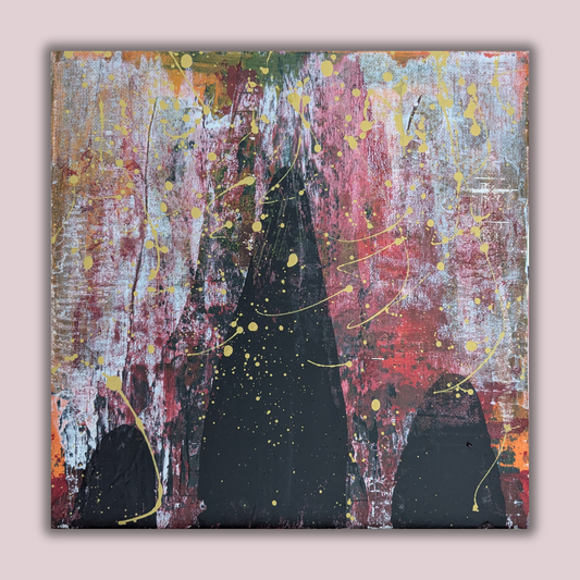0413B - peinture acrylique originale 25x25cm (2025)