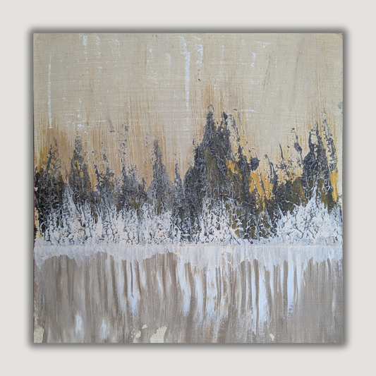 0331E - peinture acrylique originale 25x25cm (2025)