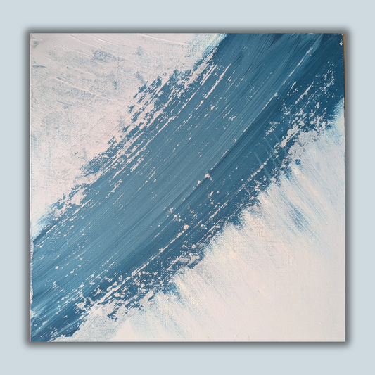 0127A - peinture acrylique originale 25x25cm (2025)